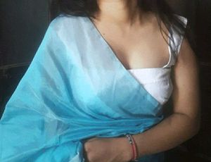 Elegant Blue Cotton Saree