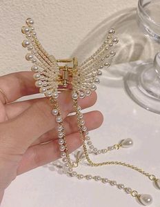 Pearl Studed Clutch/ Butterfly