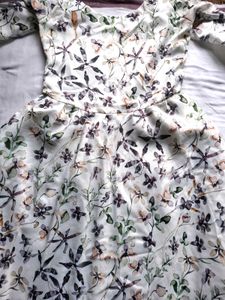 Floral Print Fit &amp; Flare Dress