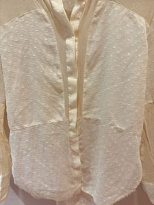 Elegant ELVI Cream Shirt