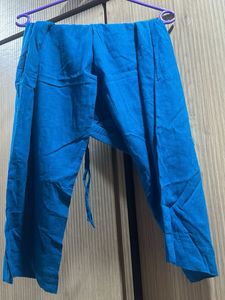 Blue Cotton 3 Pcs Set