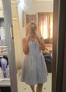 Striped Halter Dress