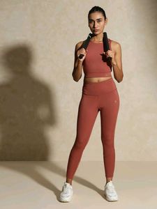 Woman Padded Cross Back Crop Top