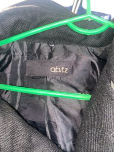 Grey Color Solid Blezer