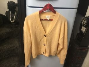 Aesthetic Cute Yellow Cardigan