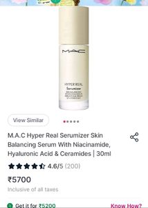 M.A.C Hyper Real Serumizer Skin Balancing Serum