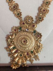 Gold Plated Traditional Indian Jewelry Set