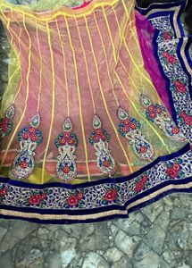 A Saree Cum Lengha