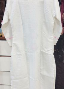 White Embroidered Kurta