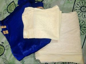 Blue Lehnga Kurti With Dupatta