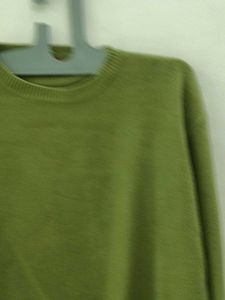 Olive Green Crewneck Sweater