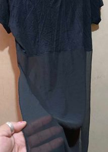 Half Net See-through Kurti