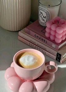 Pink Flower Cup &amp; Saucer