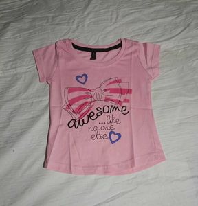 Cute Pink Girls Top