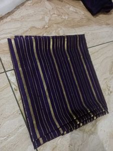 Elegant Purple &amp; White Davani Set Ready To Wear