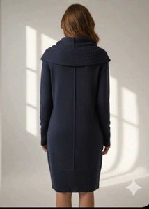 H&amp;m Elegant Knit Cowl Neck Dress