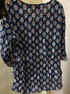 Blue Printed kurti