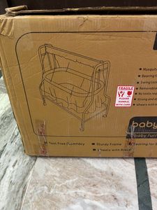 Babyhug, brand new baby cradle with mosquito net