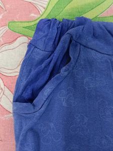 Blue Mickey Mouse Used Shorts