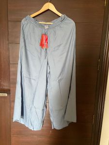 Max Women’s Grayish Blue Flared Plazzo (xl)