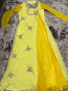Yellow Dress Material