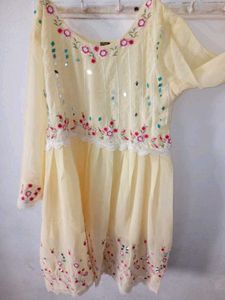 Embroidered Sharara Set