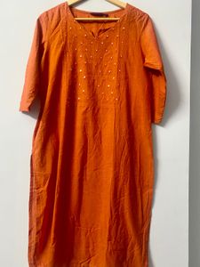 Elegant orange Kurta