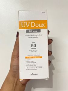 UV Doux mineral tinted sunscreen 🌞