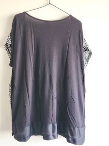 Black And White Long Top