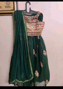 Elegant Green Lehenga Choli