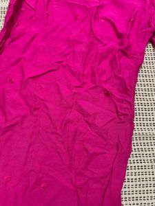 Pink Chikankari Palazzo Pant
