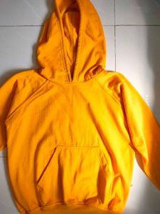 Oversized Yellow Hoodie For Men And Women