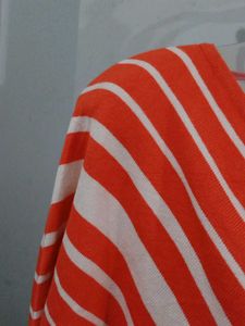 Orange And Cream Dress