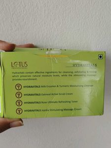 Lotus Hydravitals Facial Kit Single Use