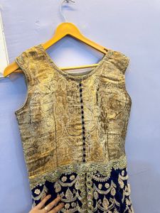 Elegant Embroidered Ethnic Gown