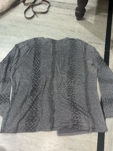 Sparkly Silver Cardigan