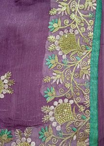 Elegant Purple Saree