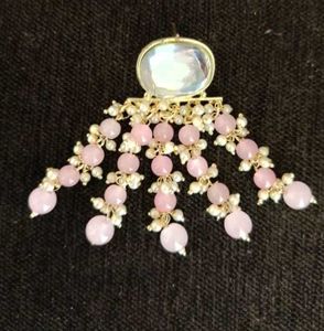 Pink Beaded Earrings