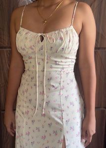 Floral Sundress with Tie Detail