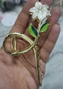 Floral Hair Claw Clip