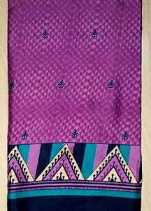 Unstitched Dress Material Of Top, Bottom &amp; Dupatta