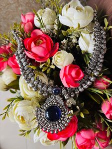 Oxidized Silver Necklace
