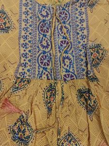 Printed Ethnic Half Kurta