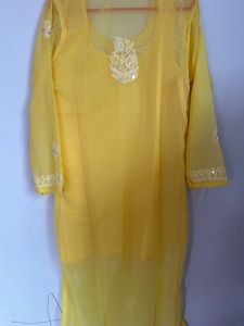 Lukhnavi work Kurti