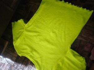 Combo Of Neon Top And Dungarees
