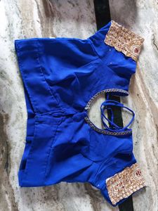 Navy Blue Saree.