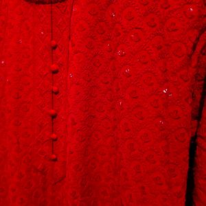 Red Kurta