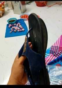Blue Thong Sandals