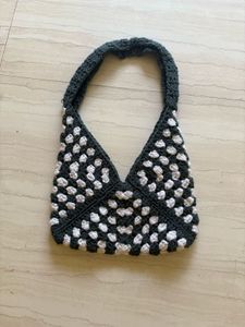 Handmade Crochet Granny Square Bag