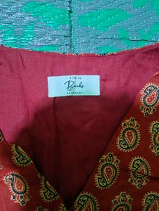 Paisley Print Blouse (L Size)
